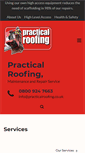 Mobile Screenshot of practicalroofing.co.uk